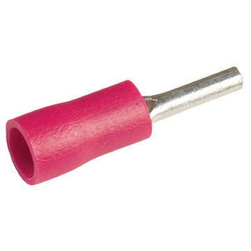 Pin Terminal Connector, 22-16 ga, 0.075 in Stud, Vinyl