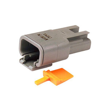 Receptacle Wedgelock, 3-Position, Thermoplastic