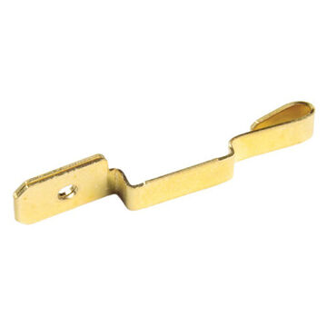 Uninsulated Fuse Tap, Tin Plated Brass, 0.187 in lg