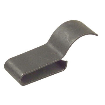 Clip de châssis, 1/4 pouce id, acier à ressort traité thermiquement, noir