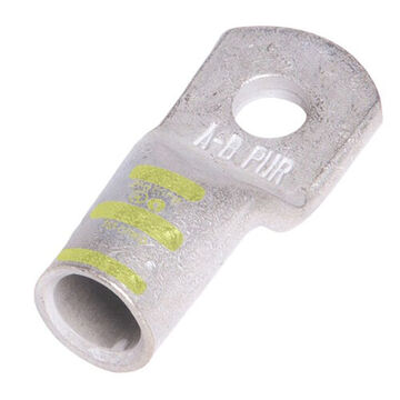 Round Starter/Ground Lug Connector, 4 in wd, Crimped