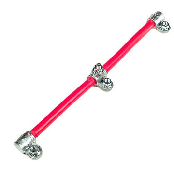 Positive Top Post Cable, 8 in lg, Red