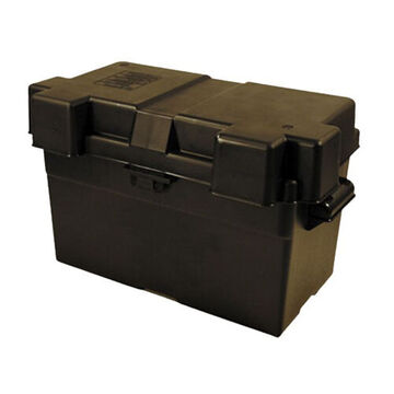 Protective Box, -30 to 200 deg F, Heavy Wall Polyethylene, Black