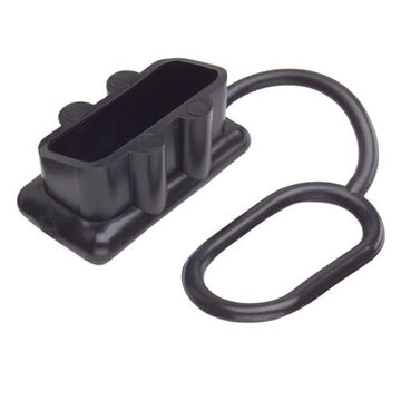 Plug-In End Protective Cap, 50 A, PVC, Black