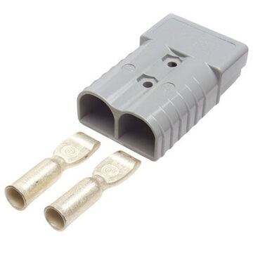 Plug-In End Battery Cable Connector, 12-10 ga