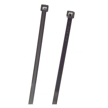 Standard Duty Cable Tie, 14.1 in lg, 0.14 in wd, Polyamide 6.6 Nylon