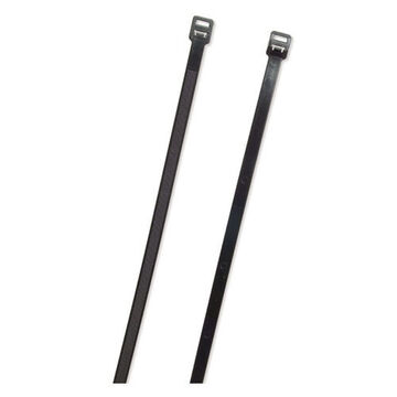 Releasable Cable Tie, 22.40 in lg, 250 lb Capacity, Polyamide 6.6 High Impact Nylon