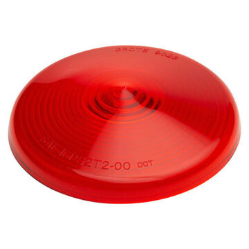 Stop Tail Turn Lens, Red, Acrylic