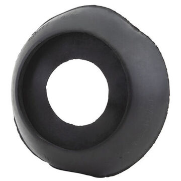 Open Back Round Grommet, 3-1/2 in Dia, Rubber