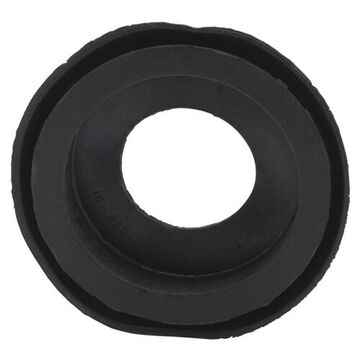 Open Back Round Grommet, 3-1/2 in Dia, Rubber