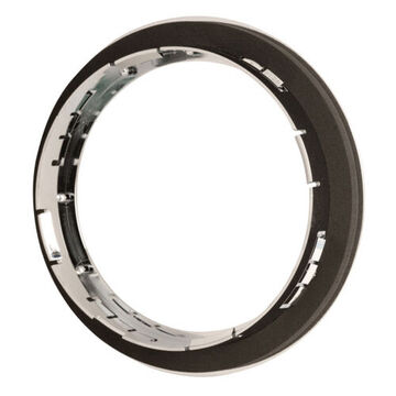 Round Snap-in Theft-resistant Mounting Flange, Snap-In Mounting, ABS