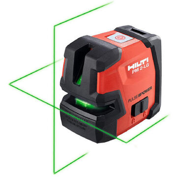 Green Beam Line Laser Level, 510 to 530 nm lg, <1 mW, Rubber
