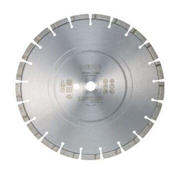 Standard Wet and Dry Operated Cutting Disc, 14 in Dia, 1 in Shank