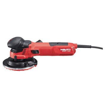 Angle Concrete Grinder, 5 in Dia, 7/8 in Shank, 120 V, Red