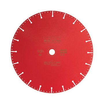 Ultimate Wet and Dry Operated Cutting Disc, 14 in Dia, 1 in Shank