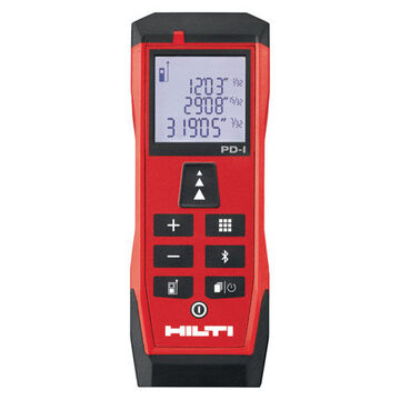 Laser Meter, 2 in to 328 ft Measuring Range, 1.5 mm Accuracy, 2 x 1.5 V (AAA)