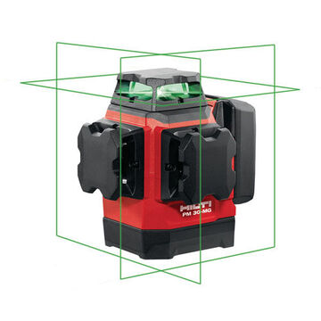 Line Multi Line Laser, 40000 mm , 328 ft Measuring Range, +/-1/8 in Accuracy, 3-Beam, Lithium-Ion