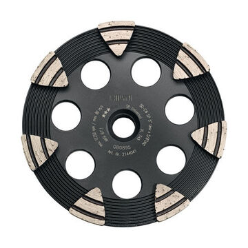 Premium Diamond Cup Wheel, 4-1/2 in Dia, 5/8 in Shank