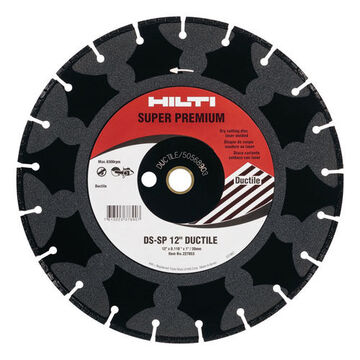 Diamond Saw Blade Superior Quality, 14 In Dia, 1 In Shank