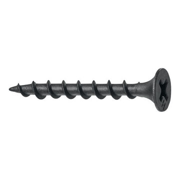 Standard Drywall Screw, 2 in lg, Bugle Head, Phosphate, Philips Drive