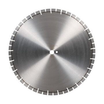Ultimate Wet Operated Floor Saw Blade, 24 in Dia, 1 in Shank