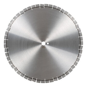 Ultimate Wet Operated Floor Saw Blade, 26 in Dia, 1 in Shank