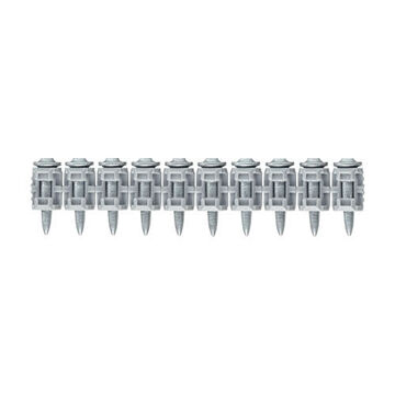 Ultimate Collated Nail, 0.12 in Shank, 2-3/8 in, 3/16 in Size, Galvanized Zinc, Carbon Steel