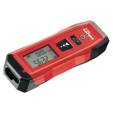 Laser Meter, 8 in to 197 ft Measuring Range, 1.5 mm Accuracy, Backlight, 2 x 1.5 V (AAA)