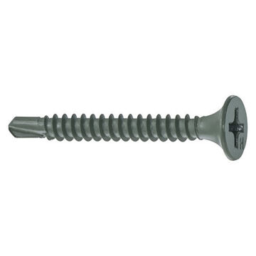 Standard Drywall Screw, 1-1/4 in lg, Bugle Head, Philips Drive