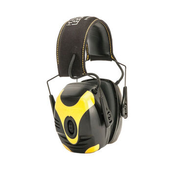 Casque antibruit électronique industriel, 30 dB, noir, jack 3.5 mm, sur la tête, lithium-ion