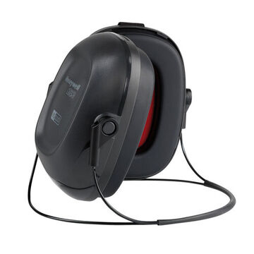 Casque antibruit passif, 22 dB, noir, derrière la nuque, ABS