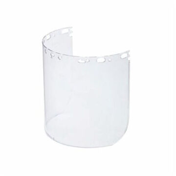 Faceshield, Clear, Polycarbonate, 8-1/2 in ht, 15 in ht