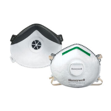 Disposable Particulate Half-mask Respirator, M/L, N95, 95 % Efficiency, Dual, Adjustable, White