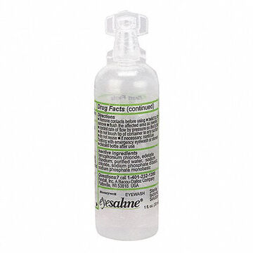 Solution de lavage oculaire personnelle, 1 oz, bouteille, durée de vie de 3 ans