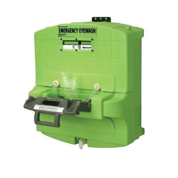 Eyewash Station Emergency, Wall Mount, 29 In Wd, 18 In Dp, 31 In Ht