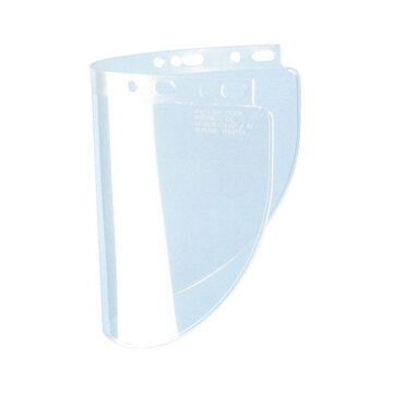 Faceshield Window, Clear, Propionate, 8 in ht, 16-1/2 in ht