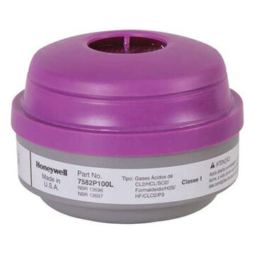 Cartridge/filter Acid Gas, P100, Magenta/white