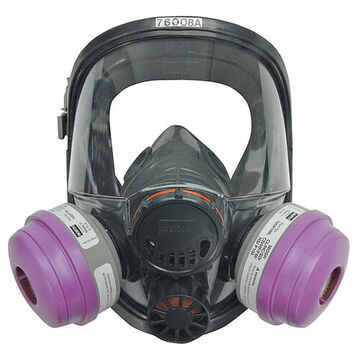 Full Face Respirator, Small, 5-Point HeadStrap