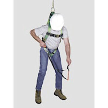 Strap Cross Arm, Polyester Webbing Line, Steel D-ring, Green