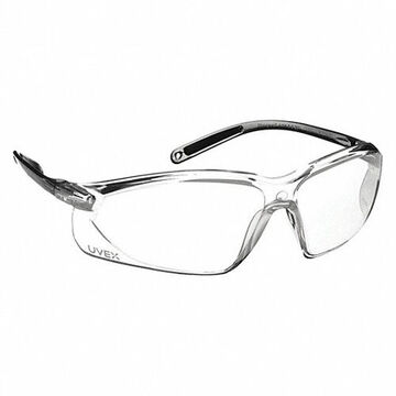 Lunettes de sécurité, moyennes, anti-rayures, miroir gris, sans monture, enveloppantes, grises