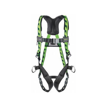 Harness Full Body, L/xl, 400 Lb Capacity, Green, Polyester