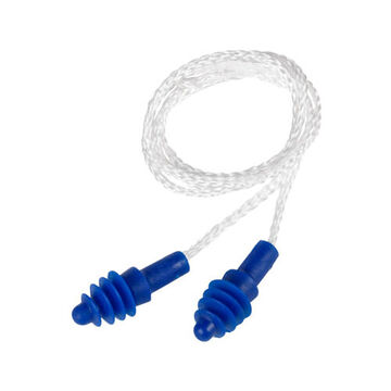Uncorded Ear Plug, 27 dB, Blue, One-Size Fits All