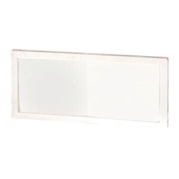 Safety Plate Focal Power High Performance, 4.25 Wd In, 2 In Ht, Clear, Polycarbonate
