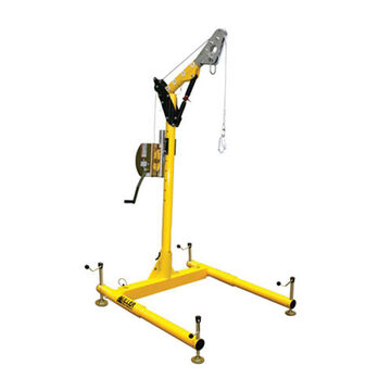 System 4-piece Portable Confined Space, 350 Lb Capacity, 66 In Ht, 65 Ft Lg
