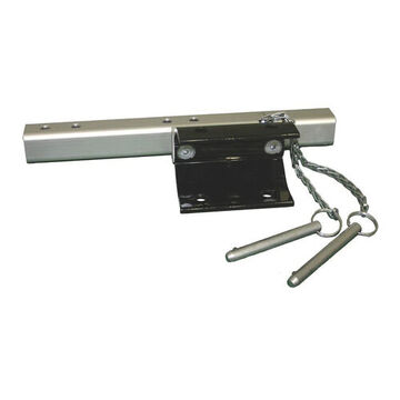 Portable Bracket Assembly, Powder Coated, 5000 lb Tensile Strength, Aluminum, Silver
