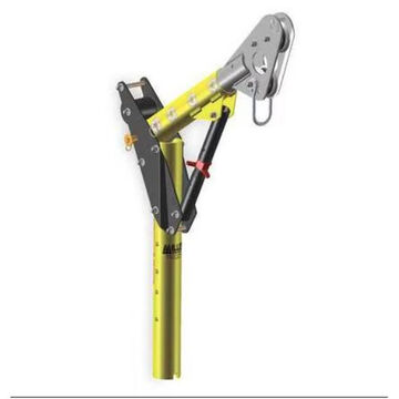 Mât supérieur réglable, capacité de 450 lb, jaune