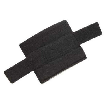 Bandeau absorbant, tissu éponge, noir