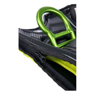 Harness, S/M, 420 lb Capacity, Black/Green, Polyester