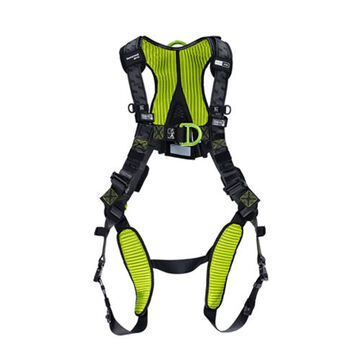 Harness, XS, 420 lb Capacity, Black/Green, Polyester