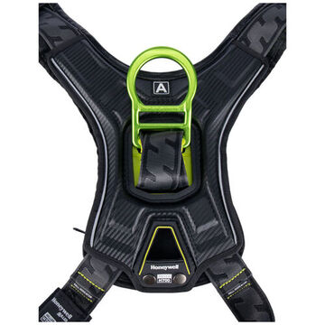 Harness, Size 3/4XL, 420 lb Capacity, Black/Green, Polyester